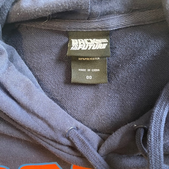 Torrid blue back to the future hoodie 00X - Picture 7 of 8